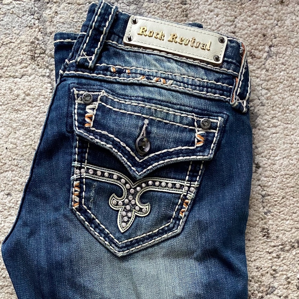 Women’s rock revival jeans